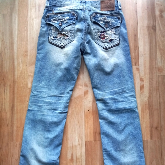 Men's Affliction Denim custom Americana & biker logos 🇺🇲🇺🇸 🏍 - Picture 3 of 10